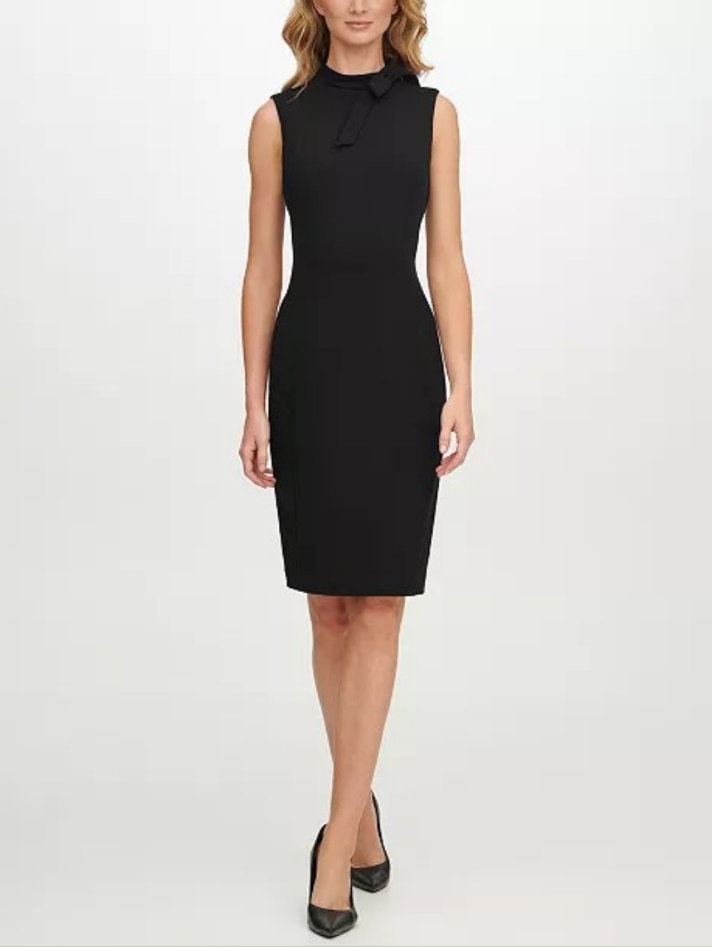 Calvin Klein Bow Neck Sheath